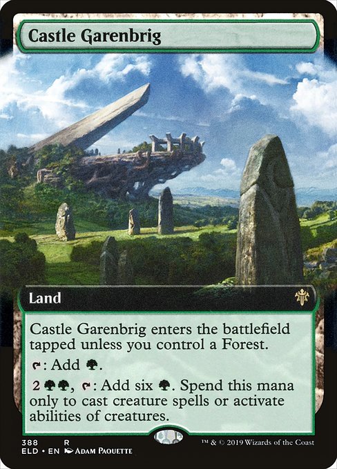 Castle Garenbrig (388) - EXTENDED ART (Foil) - NM – Cardhaven Games