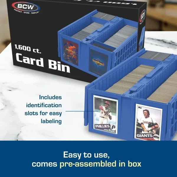 BCW - Collectible Card Storage 1600 Blue