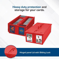 BCW - Collectible Card Storage 1600 Red