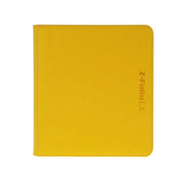 BCW 12 Pocket Yellow Z-Folio