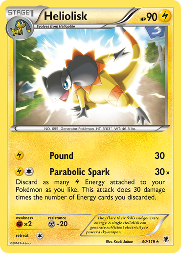 Heliolisk (30/119) [XY: Phantom Forces]