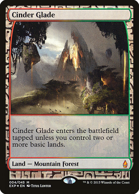 Cinder Glade (4) (Foil) - NM