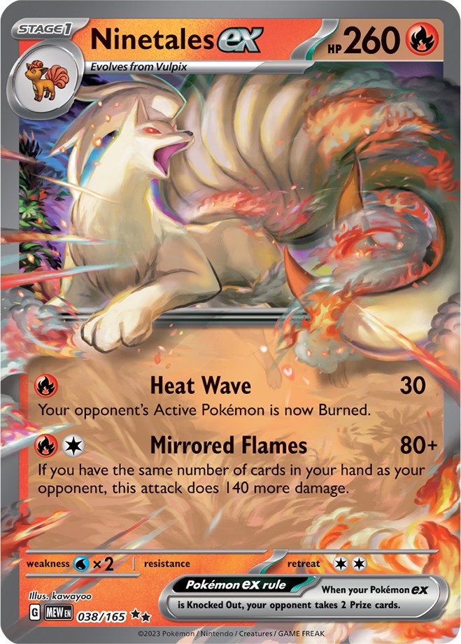 Ninetales ex (038/165) [Scarlet & Violet 151]