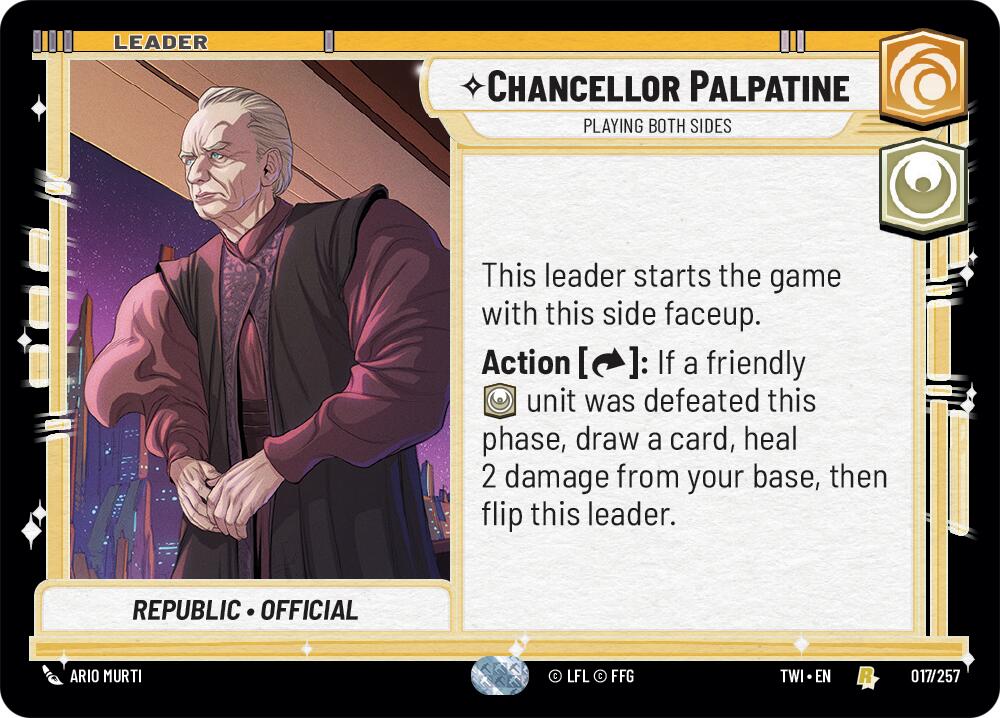 Chancellor Palpatine - Playing Both Sides (017/257) (017/257) [Twilight of the Republic]