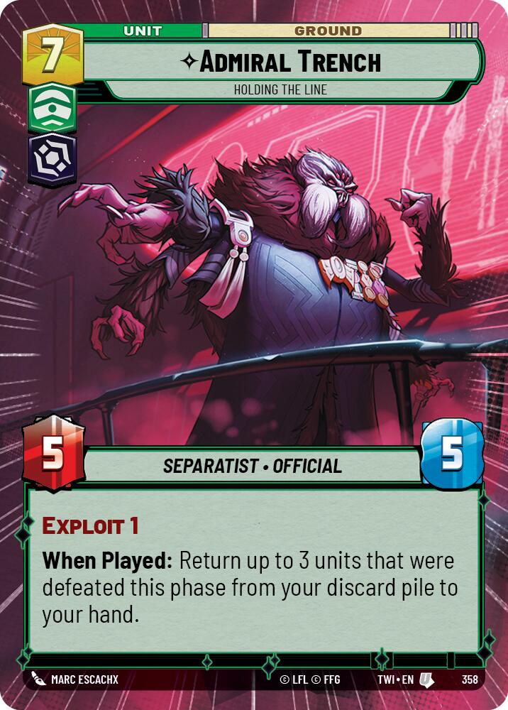 Admiral Trench - Holding the Line (358) (Hyperspace) (358) [Twilight of the Republic]