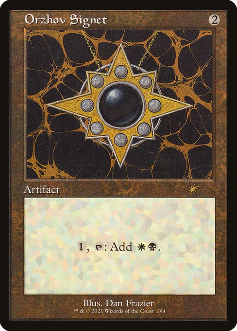 Orzhov Signet (294) (Etched) - NM