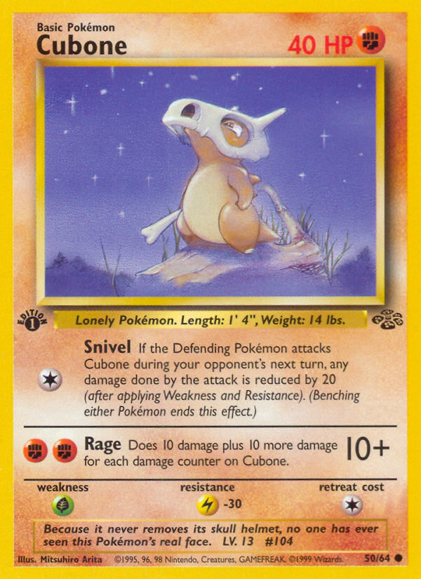 Cubone (50/64) [Jungle 1st Edition]