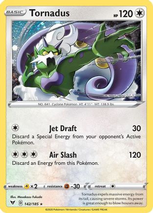 Tornadus (142/185) (Cosmos Holo) [Sword & Shield: Vivid Voltage]