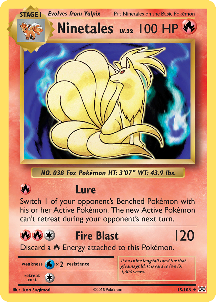 Ninetales (15/108) [XY: Evolutions]