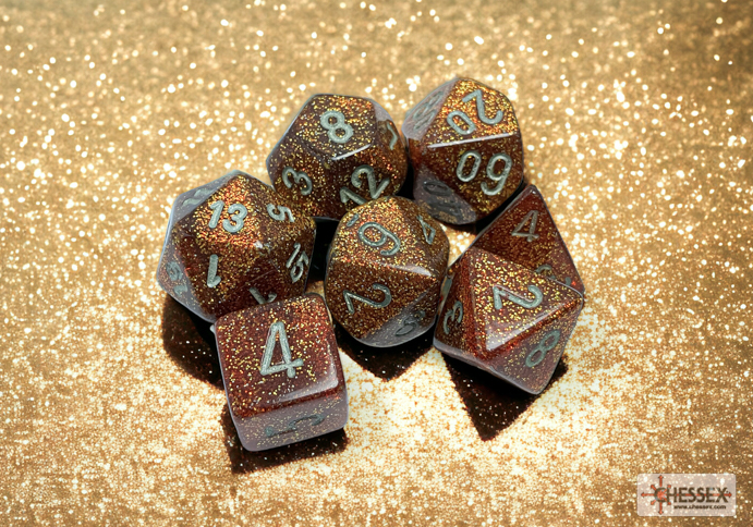 Chessex - Glitter Gold/Silver