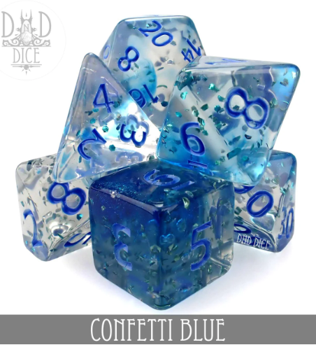 DNDICE - Confetti Blue