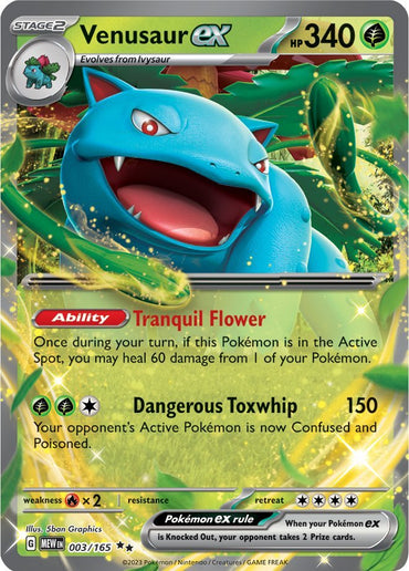 Venusaur ex (003/165) [Scarlet & Violet 151]