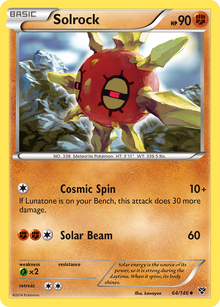 Solrock (64/146) [XY: Base Set]