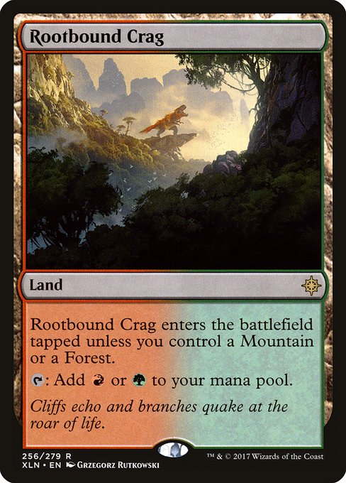 Rootbound Crag (256) (Foil) - NM