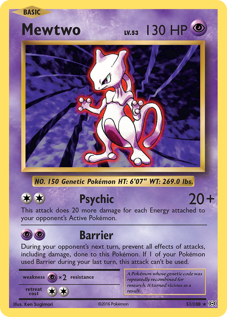 Mewtwo (51/108) [XY: Evolutions]