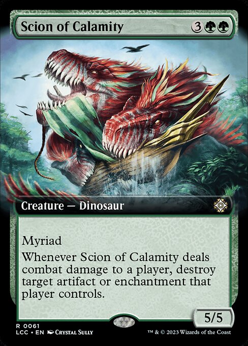 Scion of Calamity (61) - EXTENDED ART - NM