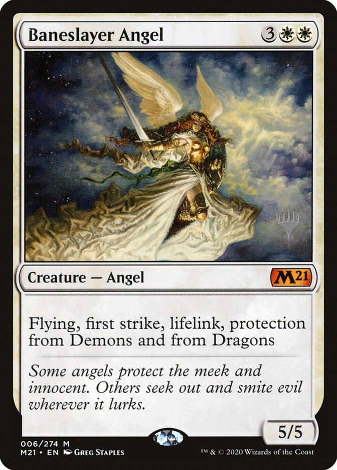 Baneslayer Angel (Promo Pack) [Core Set 2021 Promos]