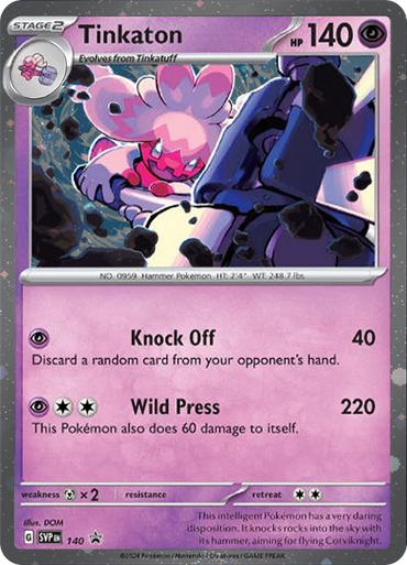 Tinkaton (SVP140) (Cosmos Holo) [SV: Scarlet & Violet Promo Cards]