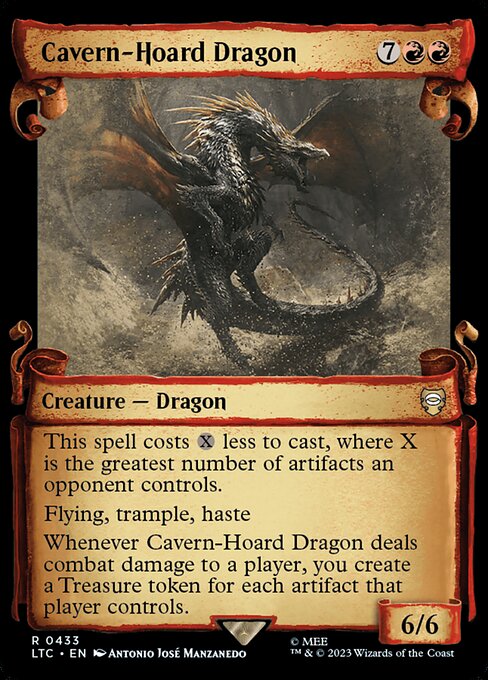 Cavern-Hoard Dragon (433) - SHOWCASE - NM