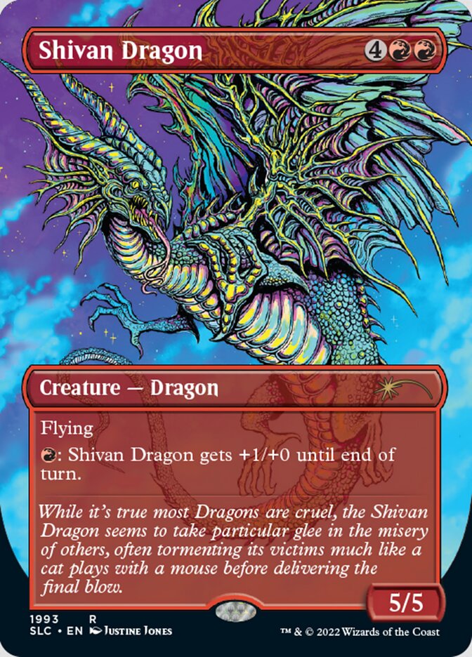 セール(SALE)開催中！ファッション通販 (Borderless) Dragon Shivan [Secret Anniversary 30th Lair マジック：ザ・ギャザリング
