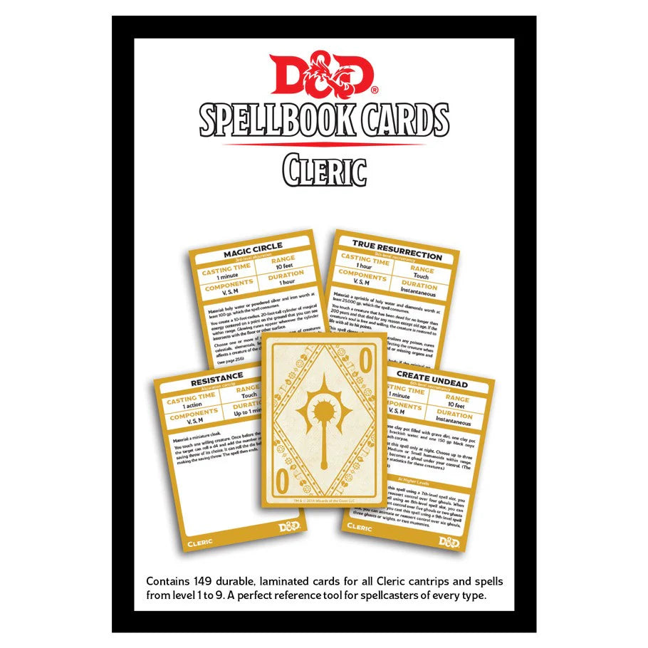 Spellbook Cards - Cleric