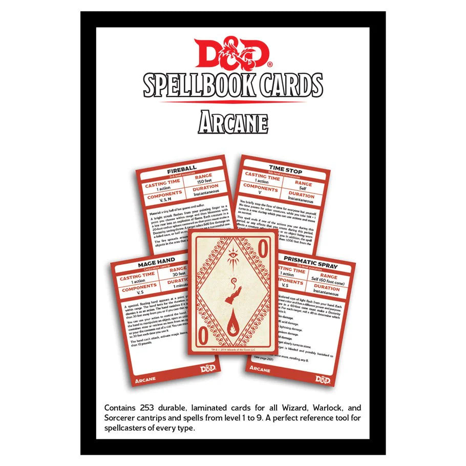 Spellbook Cards - Arcane